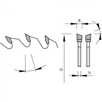 Stehle 50110070  HKS Board-Kreissägeblatt Zeichnung